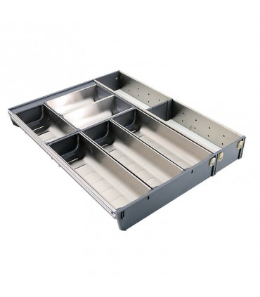 ecoWare Stainless Steel Cutlery Tray - 376 x 472 mm