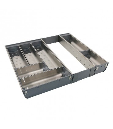 ecoWare Stainless Steel Cutlery Tray - 516 x 472 mm
