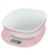 Terraillon Kitchen Scale Pink Macaroon Rose with Bowl