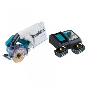 Makita 18V LXT 125mm Cordless Dustless Disc Cutter Kit