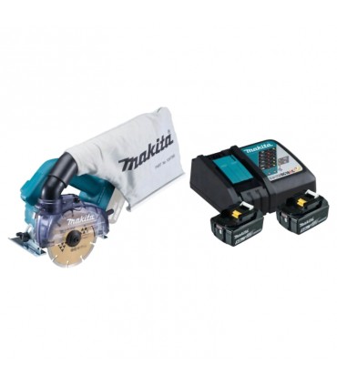 Makita 18V LXT 125mm Cordless Dustless Disc Cutter Kit