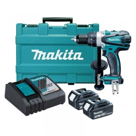 Makita 2 x 18V 3.0 Ah Lithium-Ion 84 Nm Cordless Driver Drill Kit