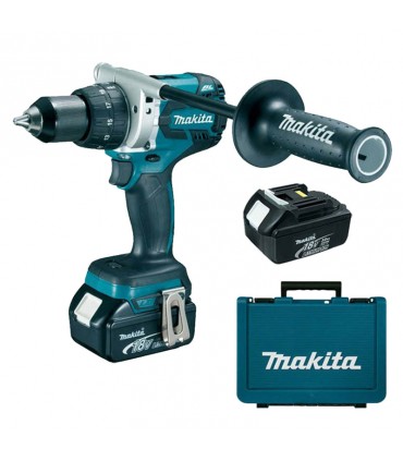 Makita 2 x 18V 3.0 Ah Lithium-Ion Brushless Cordless Driver Drill Kit