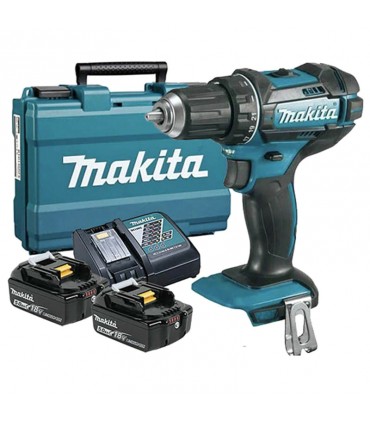 Makita 2 x 18V 5.0 Ah Lithium-Ion 54 Nm Cordless Driver Drill Kit