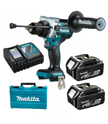 Makita 2 x 18V XPT 5.0 Ah 125 Nm Heavy Duty Driver Drill Kit