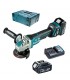 Makita 2 x 18V LXT 5.0 Ah X-Lock Cordless Angle Grinder Kit