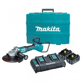 Makita 2 x 18V ADT Brushless 230mm Cordless Angle Grinder Kit