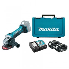Makita Brushless 100mm Cordless Angle Grinder Kit