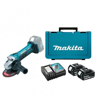 Makita Brushless 100mm Cordless Angle Grinder Kit