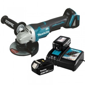 Makita 100mm Cordless Angle Grinder Kit