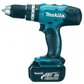 Makita 3.0 Ah Cordless Hammer Driver Drill Kit