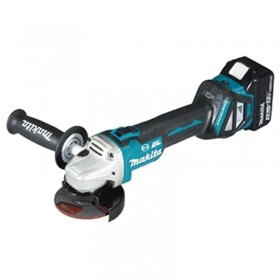 Makita 5.0 Ah Cordless Angle Grinder Kit With Top Slide Switch