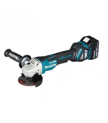 Makita 2 x 18V Lithium-Ion 5.0 Ah Cordless Angle Grinder Kit