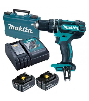 Makita 2 x 18V XPT 5.0 Ah Cordless Hammer Driver Drill Kit