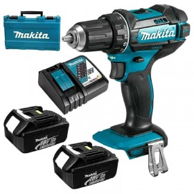 Makita 2 x 18V LXT 3.0 Ah Cordless Hammer Driver Drill Kit