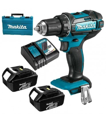 Makita 2 x 18V LXT 3.0 Ah Cordless Hammer Driver Drill Kit