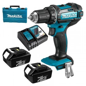 Makita 2 x 18V LXT 3.0 Ah Cordless Hammer Driver Drill Kit