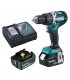 Makita 2 x 18V BL Motor 5.0 Ah Cordless Hammer Driver Drill Kit