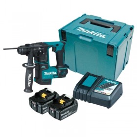 Makita 2 x 18V Lithium-Ion 5.0 Ah Cordless Rotary Hammer Drill Kit