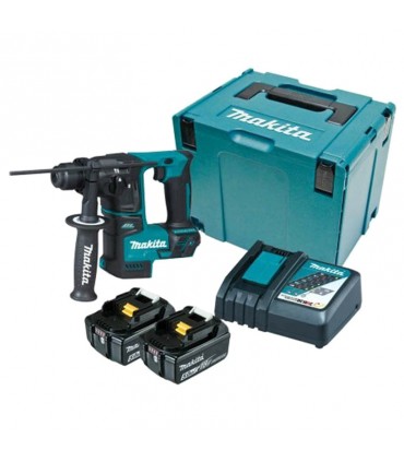 Makita 2 x 18V Lithium-Ion 5.0 Ah Cordless Rotary Hammer Drill Kit