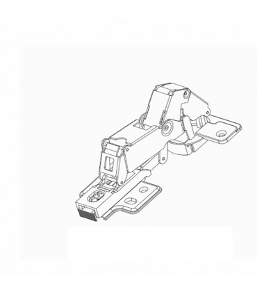 Cabinet 165 Degree Soft Closing Door Hinge (4 Holes)