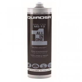 Quiadsa Brik-Cen MS-12 Elastic Adhesive Sealant Black - 290mL