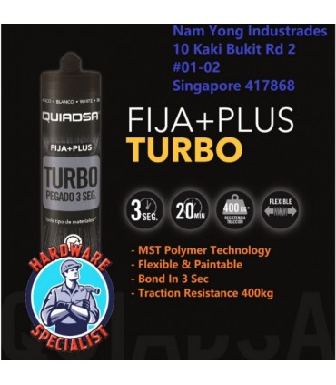 Quiadsa Fiji Plus Turbo Polymer Adhesive Sealant - 290mL