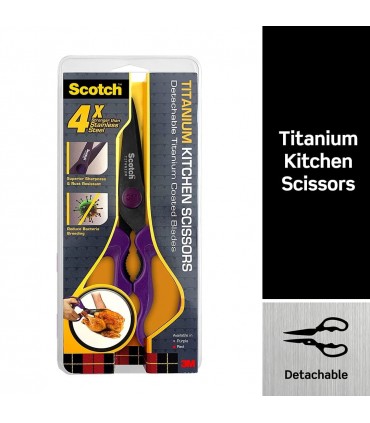 3M Scotch 8" Titanium Detachable Kitchen Scissor