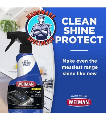 Weiman Gas Range Cleaner And Degreaser 12oz