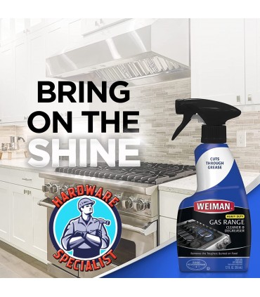 Weiman Gas Range Cleaner And Degreaser 12oz