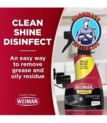 Weiman Disinfectant Stove Top Cleaner 12oz