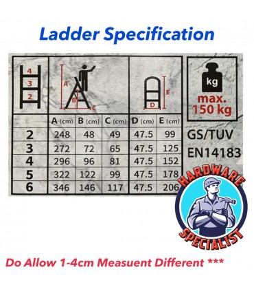 Wide Platform Ladder