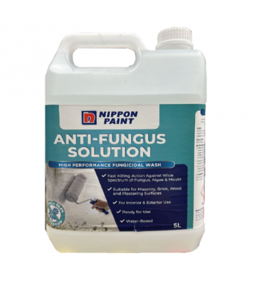 Nippon Paint High Performance Anti Fungus Solution - 5 Litre