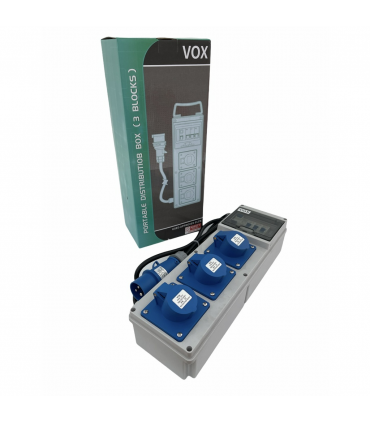 Vox 3 Way Portable Distribution Box
