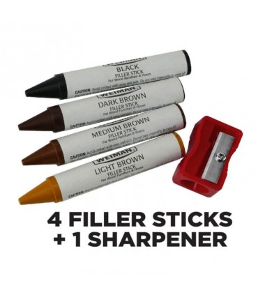 Weiman Wood Furniture and Floors Repair Kit - 4 Markers