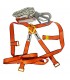 Skyhawk SK08A+02KA Adjustable Fall Protection Aluminium Lanyard Safety Harness Set
