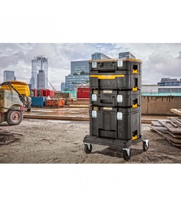 DeWalt TSTAK IP54 Shallow Plastic Tool Box