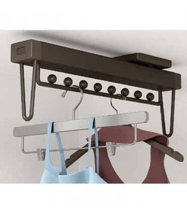 LUfi Caldo Top Mounted Pull-Out Closet Storage Rail Hanger