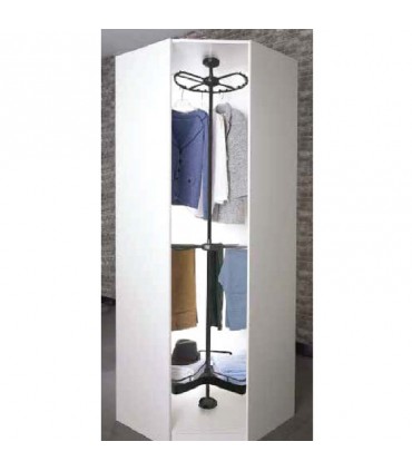 Ecoware Caldo 009 Three Layer Rotating Clothes Basket with Corner Unit