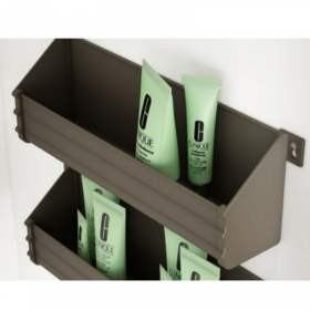 LUfi 8000.012.0385.10 Caldo 012 Aluminium 390 x 80mm Storage Bin - Mocca