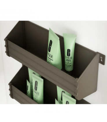 LUfi 8000.012.0385.10 Caldo 012 Aluminium 390 x 80mm Storage Bin - Mocca