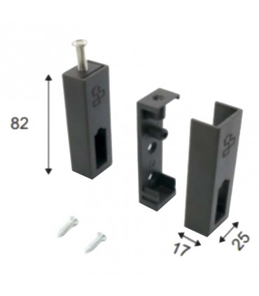 Ecoware Caldo 018 Zinc Alloy Top Mounting Hanging Bracket - Mocca