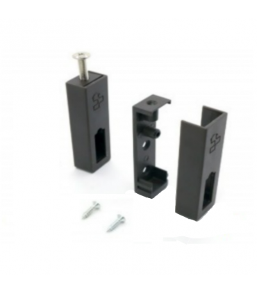 LUfi 8000.018.0000.10  Caldo Zinc Alloy Top Mounting Hanging Bracket - Mocca