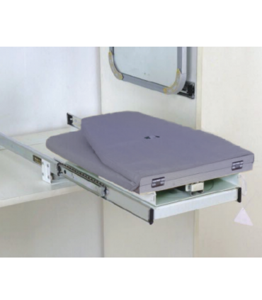 ecoWare IF-IB1-SC Ironing Board with Soft Closing Slide - Grey