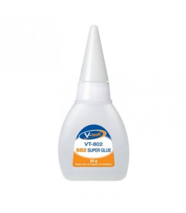 V-Tech 502 (802) All Purpose Strong Heavy Duty Super Glue - Clear