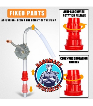 Hand Operated Rotary Oil Drum Pump