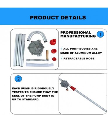 Hand Operated Rotary Oil Drum Pump