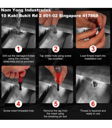 Hardware Specialist Thread Repair Insert Kit