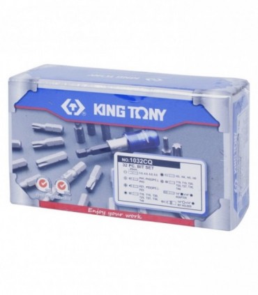 King Tony 32PC Bit Set 1032CQ