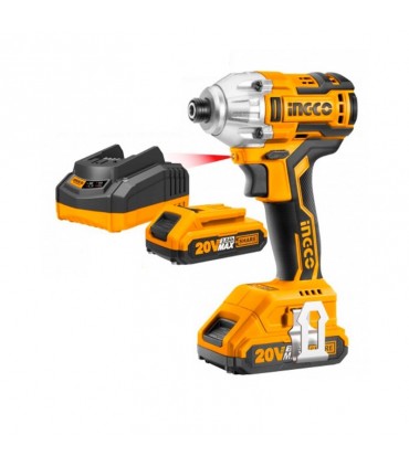 Ingco CIRLI20030 20V Lithium-Ion Brushless Cordless Impact Driver